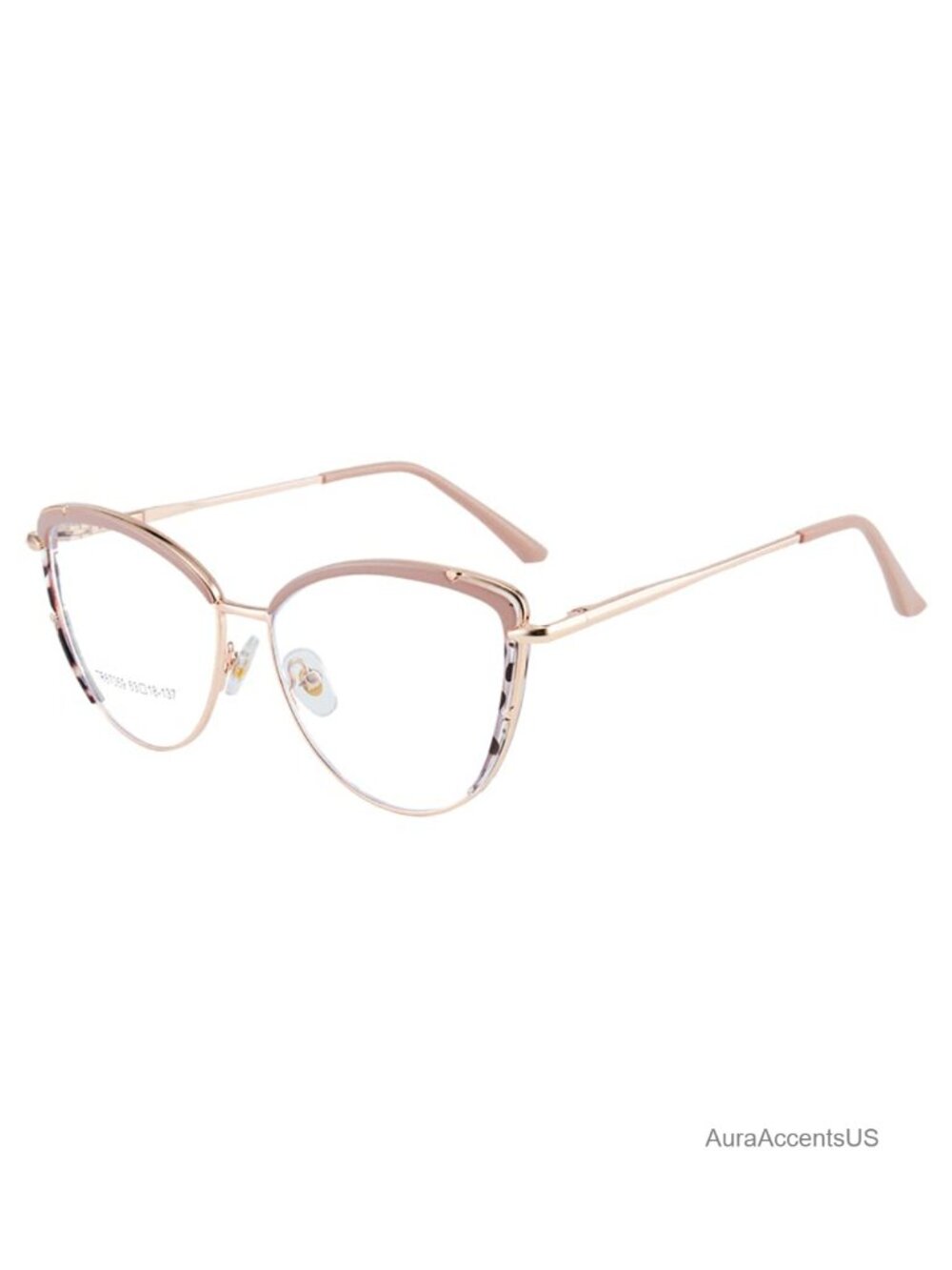 Cat Eye Blue Light Blocking Glasses TR90 Lightweight Computer Eyeglasses